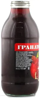 Kvant Pomegranate Juice 0.33 L glass 70% — photo 3