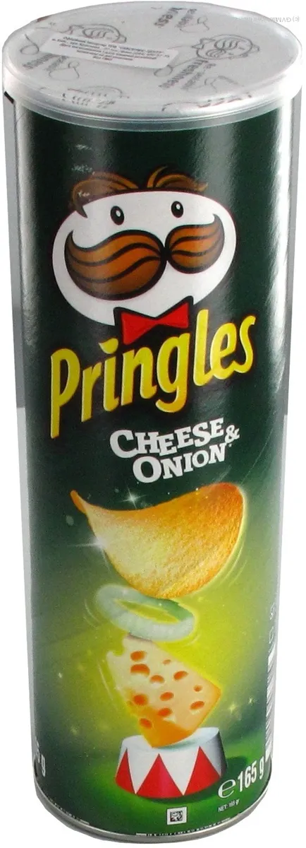 Pringles Potato Chips Cheese & Onion Flavor 165g