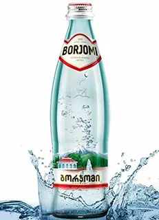 Borjomi Strongly Sparkling Mineral Water Glass Bottle 0.5L — photo 10