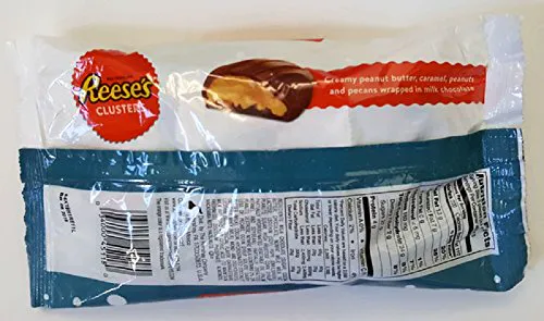 Reese's Milk Chocolate Seasonal Clusters Candy, 8 oz bag (Pack of 2)