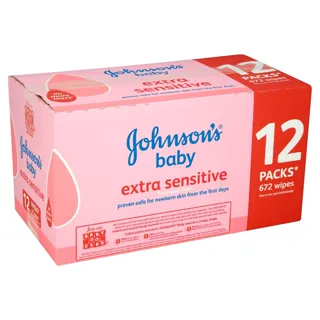 Johnson's Baby Wet Wipes Very Sensitive Multipack — photo 10