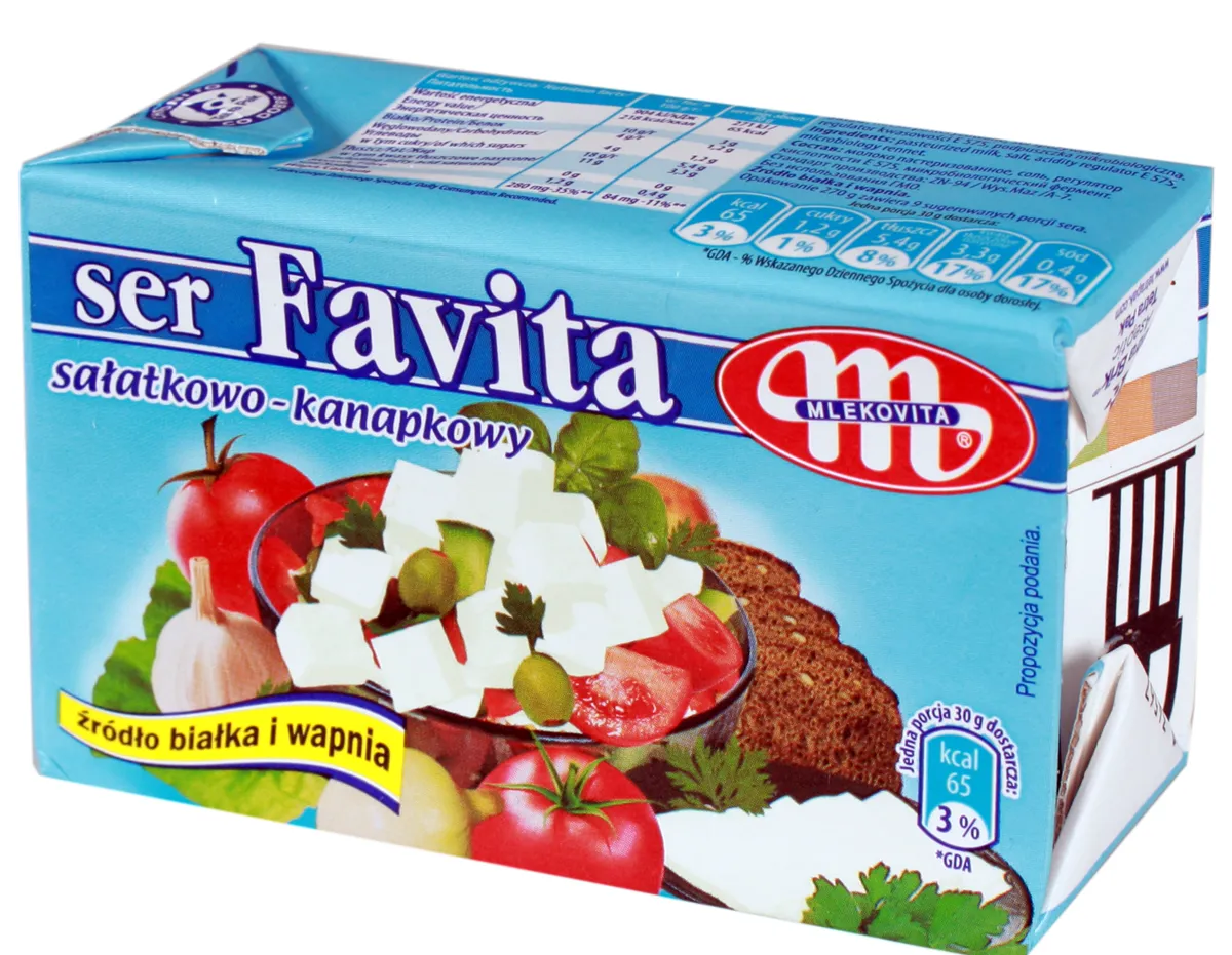 Feta Cheese Favita Mlekovita 45% 270g