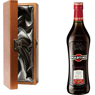 Martini Rosso Sweet Vermouth in Elm Wood Gift Box with Handle Gifts2Drink — photo 2