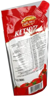 Shchedro Mild Pasteurized Ketchup Doypack 200g — photo 5