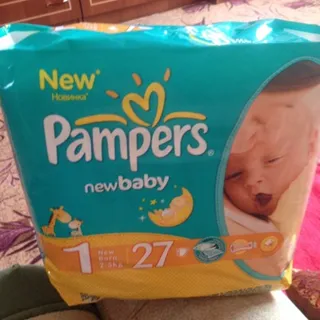 Pampers Newborn New Baby Dry diapers size 1 for 2-5 kg 27 pcs — photo 5