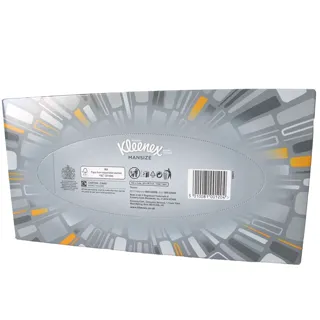Kleenex Mansize Tissue Box Original 100 x 2 Ply 29 x 26.5 cm (Pack of 2) — photo 4