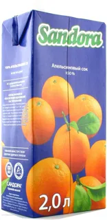 Sandora Orange Juice Tetra Pak 2L — photo 6