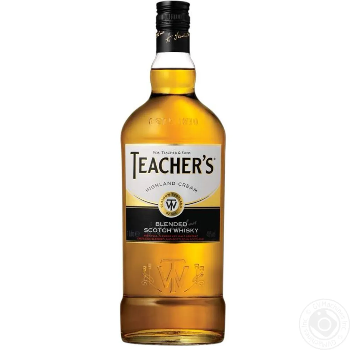 Віскі Teacher 43% 1000мл скляна пляшка Шотландія