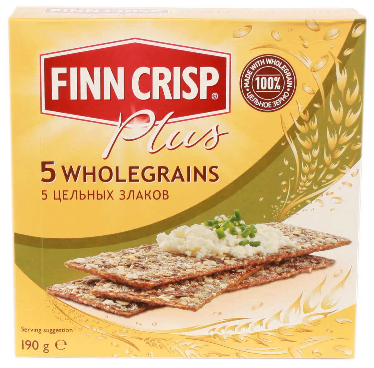Finn Crisp Rye Crispbread 5 Grains 190g