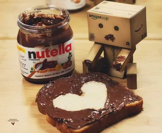 Ferrero: Nutella Hazelnut Chocolate Spread 30g Jar MINI * Special Edition with message: AUGURI, per TE, mi piaci, Ti AMO * [Italian Import] — photo 6