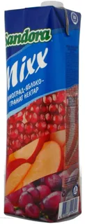 Sandora Nectar Grape-Apple-Pomegranate Mix Clarified Pasteurized 1L — photo 6