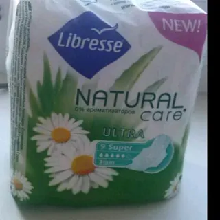 Libresse Natural Care Ultra Super Sanitary Pads 9pcs — photo 2