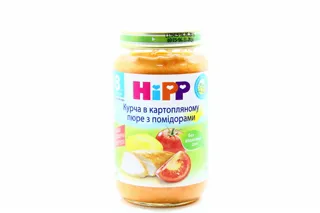 Hipp Chicken in Mashed Potatoes with Tomatoes 220g — photo 6