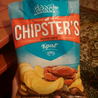 Flint Chipster's Crab Flavor Chips Flow Pack 130g — photo 2