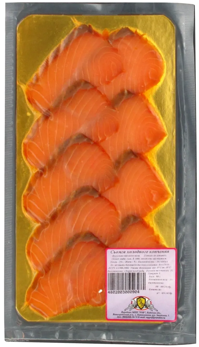 Rif Cold Smoked Salmon Sliced 90g Vacuum Pack