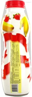 Voloshkove Pole Bifidoyogurt strawberry banana 0.05% bottle 430g — photo 2