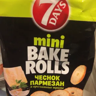 7 Days Mini Bake Rolls Garlic & Parmesan Herb Flavor 80g — photo 2