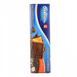 Balhsen Choco Leibnitz Butter Cookies Covered with Dark Chocolate 125g — photo 4