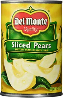 Del Monte, Northwest Sliced Pears, Bartlett Pears in Heavy Syrup, 15.25oz Can (6 Pack) — photo 2