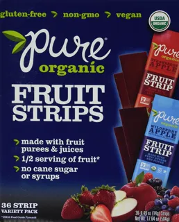 Pure Organic Fruit Strips Variety Pack, 36g — photo 5