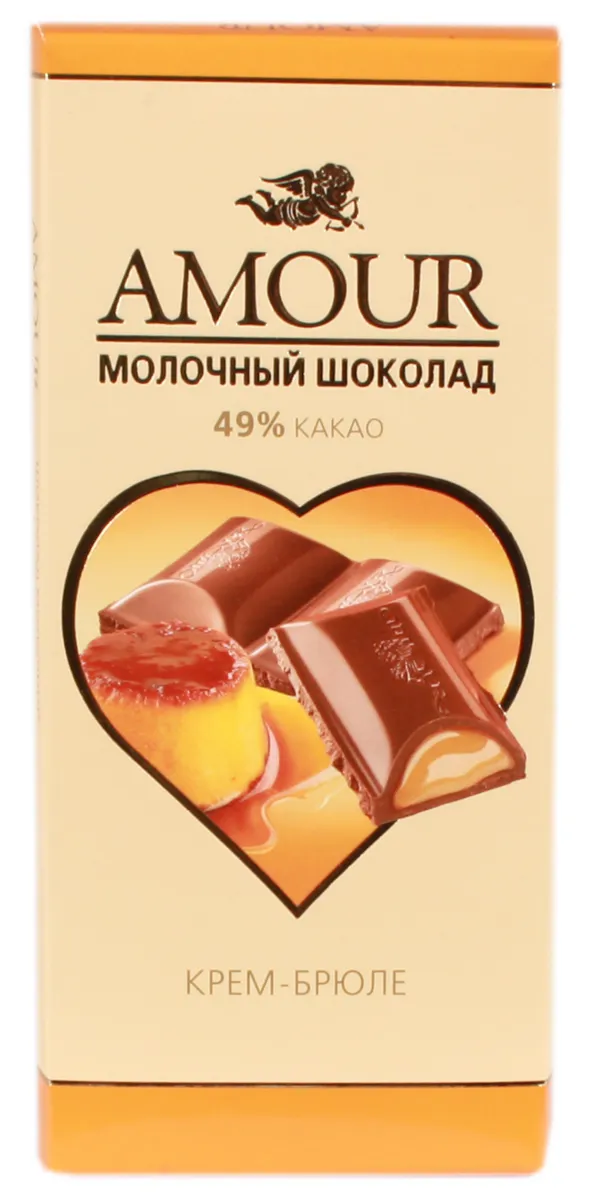 Konti Amour 100g Milk Chocolate with Creme Brulee Filling