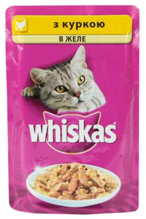 Whiskas wet food for adult cats with Chicken in jelly 100g — photo 4