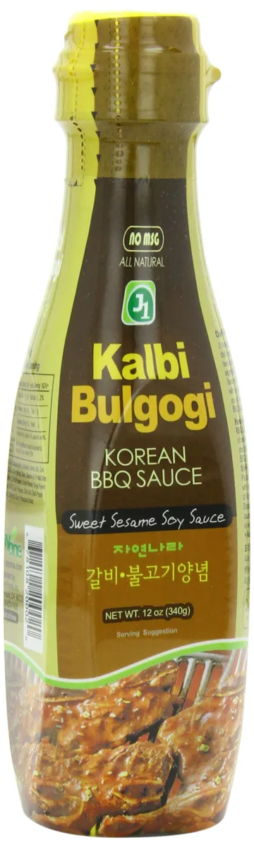 J1 Корейський соус BBQ Bulgogi і Kalbi, 12 унцій, 6 шт.