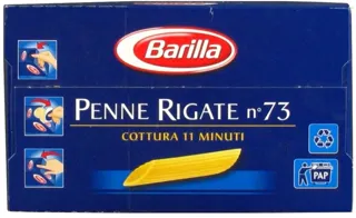 Макарони Barilla Penne Rigate №73 картон 500г — фото 5