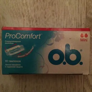O.B. Procomfort Mini Tampons Drops 16 pcs — photo 4
