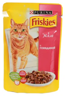 Friskies Wet Cat Food with Beef in Jelly 100g — photo 4