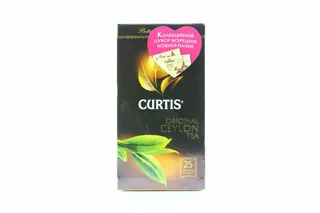 Curtis Original Ceylon Black Tea, Small Leaf, Packaged 2g*25pcs 50g — photo 4