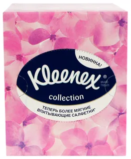 Паперові серветки Kleenex Collection 100 шт. 235 г у коробці — фото 5