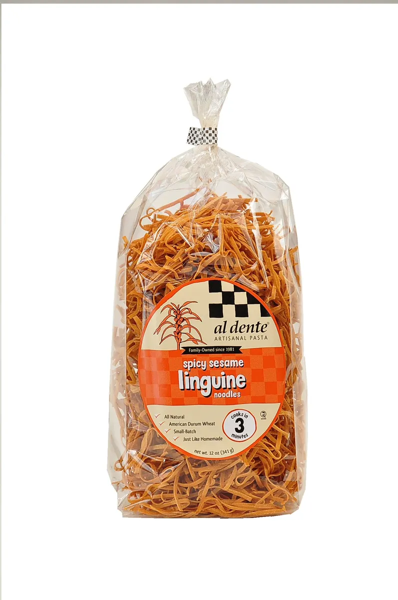 Al Dente Spicy Sesame Linguine, 12 oz Bag (6 Pack)