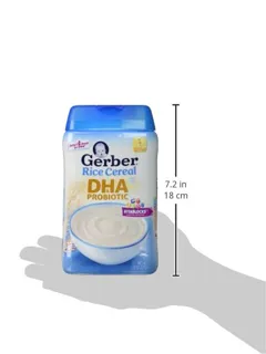 Gerber 1st Foods Baby Cereal - DHA and Probiotic Rice - 8 oz — photo 3