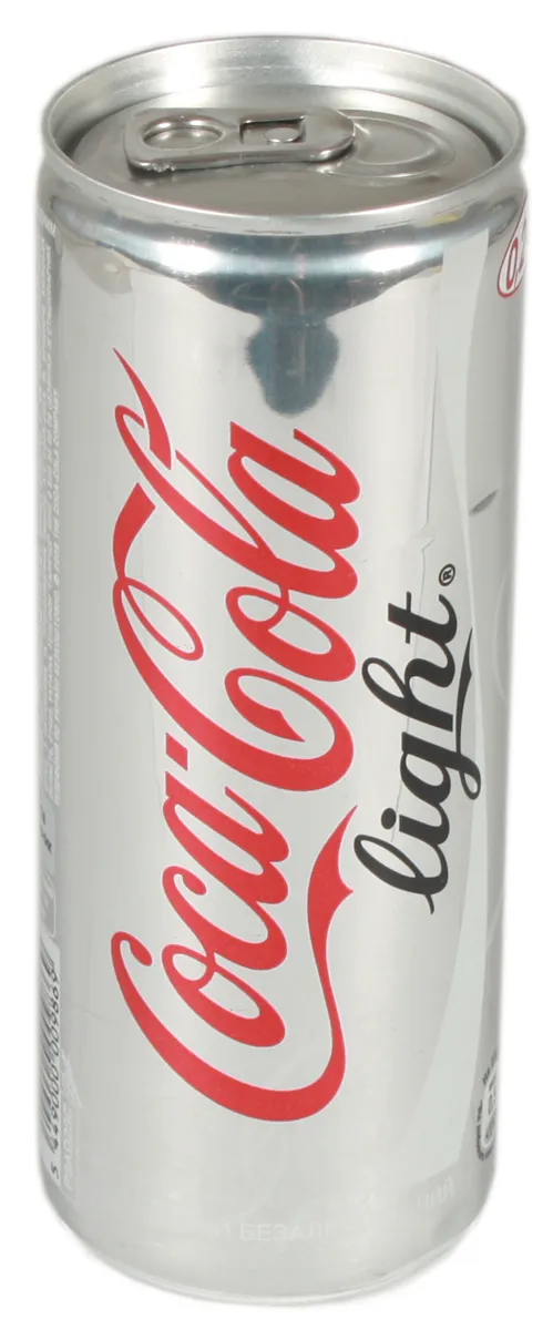 Coca-cola Light Non-Alcoholic Carbonated Drink Iron Can 250ml