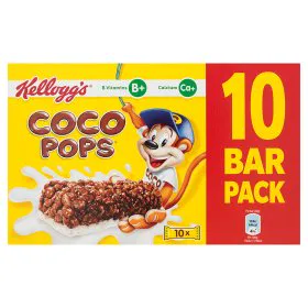 Kelloggs Pops Cocoa Cereal Bars