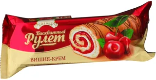 Roshen Biscuit Roll with Cherry Cream 210g — photo 2