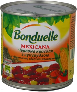 Bonduelle Red Beans in Chili Sauce with Corn, 430g tin — photo 3