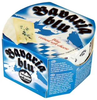 Bergader Bavaria Blu Soft Cheese with Blue and White Mold 70% 150g — photo 2