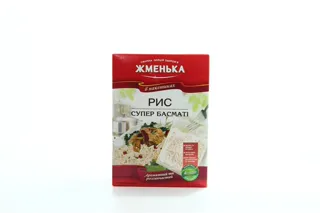 Zhmenka Basmati Long Grain Rice, polished, 4 bags of 100g, cardboard pack 400g — photo 3