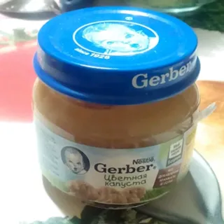 Gerber Cauliflower Puree for Babies from 4 Months 80g — photo 5
