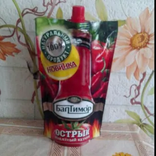 Baltimor Spicy Tomato Ketchup Doy-Pack 330g — photo 3
