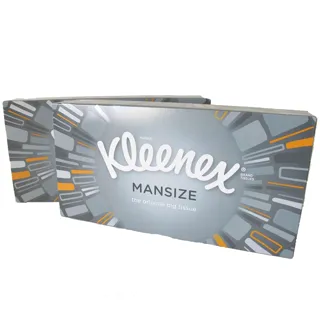 Kleenex Mansize Tissue Box Original 100 x 2 Ply 29 x 26.5 cm (Pack of 2) — photo 3