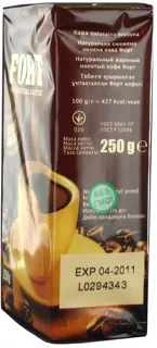 Elit Fort Coffee Natural Roasted Ground 250g — photo 2