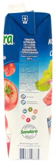 Sandora Vegetable Cocktail Tomato Beetroot with Salt 0.95L — photo 3