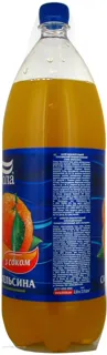 Biola Orange Non-Alcoholic Juice Drink, Sparkling, Plastic Bottle 2000ml — photo 2