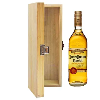 700ml Jose Cuervo Tequila Especial Reposado in Flip-Top Wooden Gift Box — photo 2