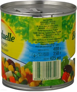 Bonduelle Sombrero canned vegetable mix 425g — photo 2
