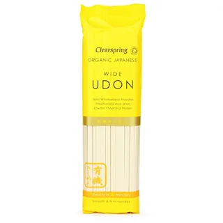 Clearspring Organic Japanese Wide Udon Noodles | 200g | 4 Pack — photo 2
