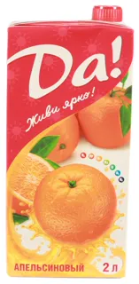 Da! Orange Juice Drink 2L x6 — photo 3